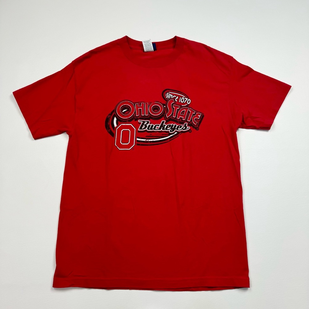 Men’s Vintage NCAA Ohio State Buckeyes Short Sleeve T-Shirt Size Large
